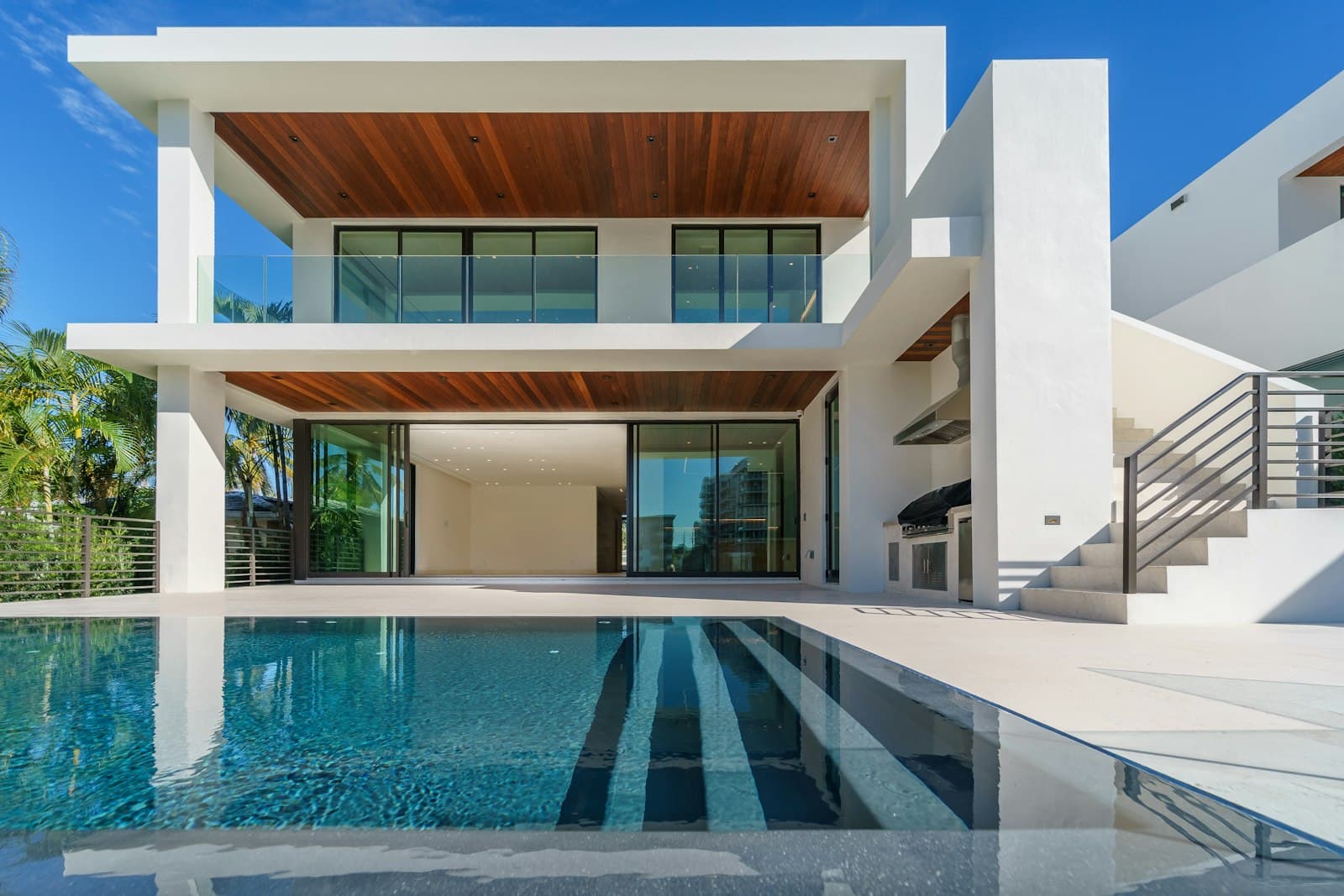 Modern luxury home for real estate AI engagement
